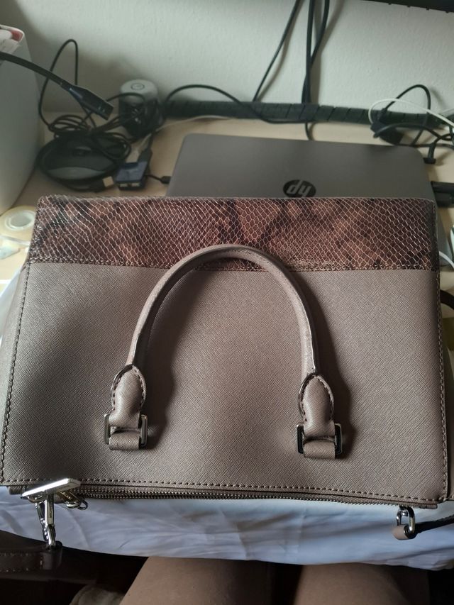 Borsa Michael Kors fango e pitonata