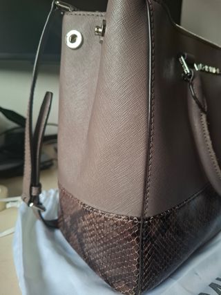 Borsa Michael Kors fango e pitonata