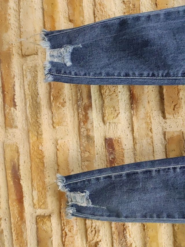 Pantalón vaquero pitillo Push up rotos