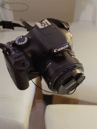Pack Canon EOS 550D + objetivos + filtros + bolsa