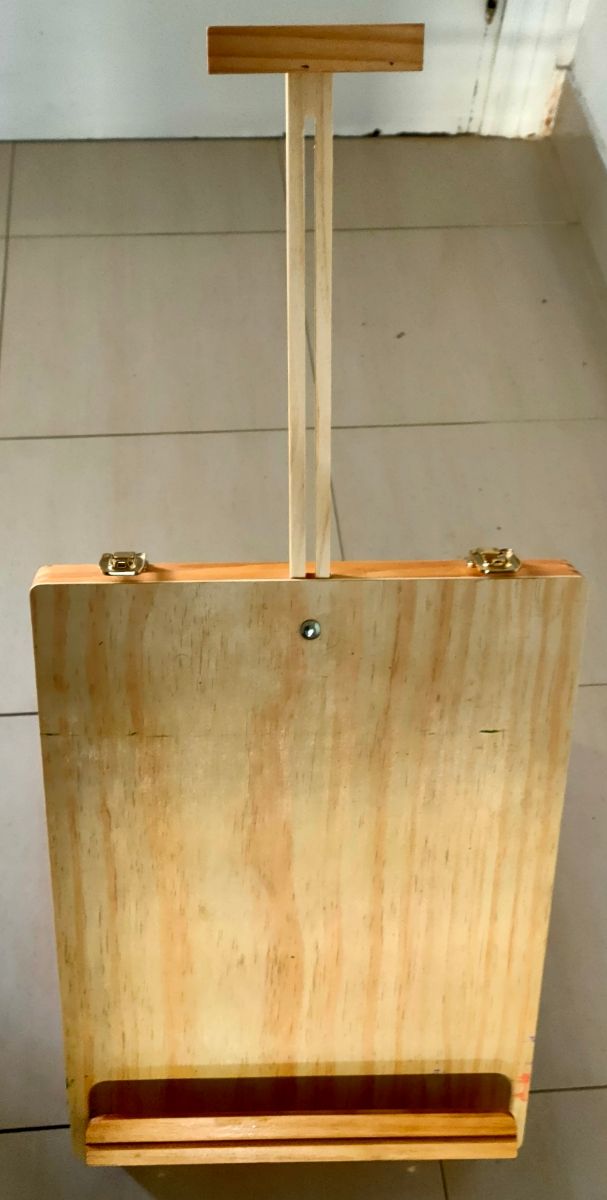 Caja De Pintura Acrílico Con Caballete