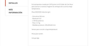 INDUCCIÓN ROCOOK Hrnos ROCA