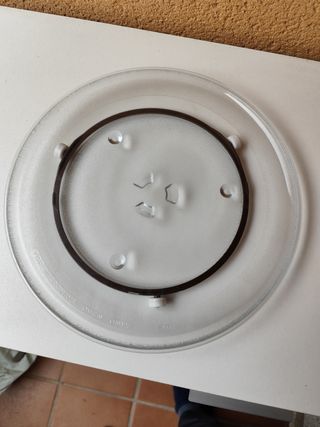 Plato cristal horno microondas