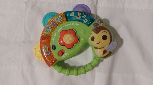 Pandereta de abejas musicales