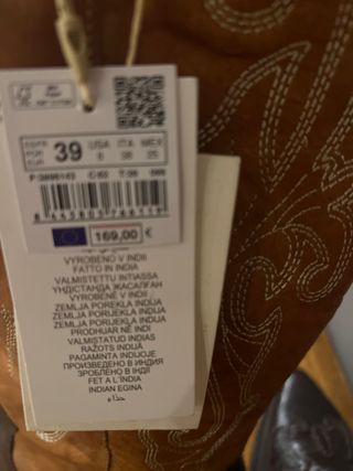 Bota Cow Boy Piel n.39