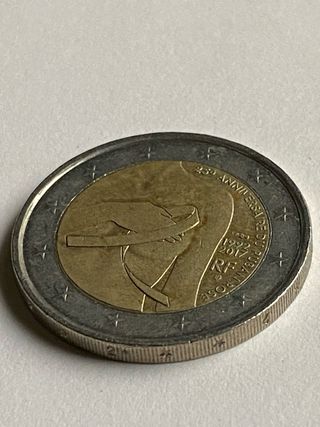 2 Euro Commemorativa Francia 25 Anniversario