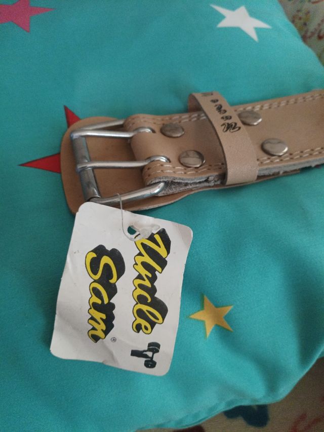 Cinturón lumbar culturismo Uncle Sam .