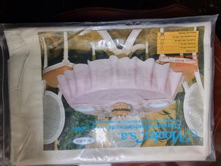 Mantel pvc rosa 120cm