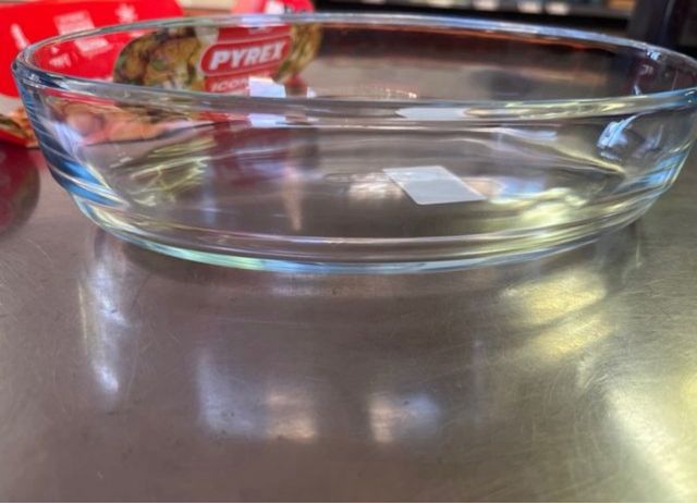 Fuente de vidrio pyrex