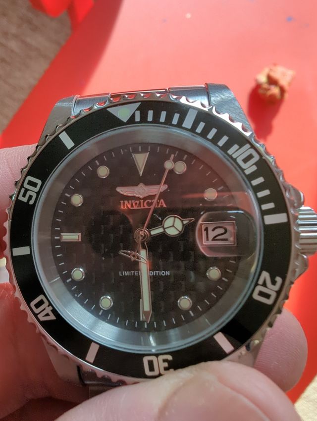 Invicta Fibra Carbono 40mm