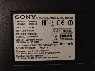 SONY KDL-55W828B piezas componentes