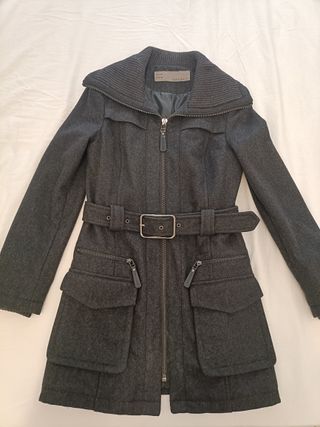 Cappotto donna ZARA. Taglia M (42). Grigio fumo