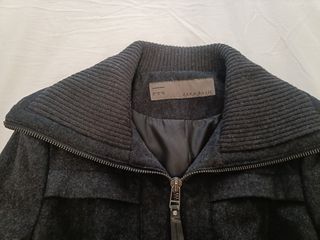 Cappotto donna ZARA. Taglia M (42). Grigio fumo