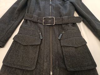 Cappotto donna ZARA. Taglia M (42). Grigio fumo