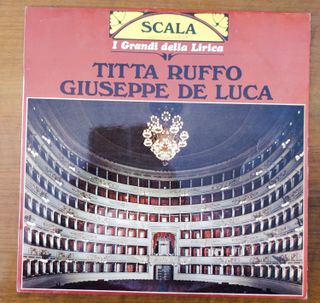 vinile 33 giri Titta Rufo, Giuseppe de Luca I Gran