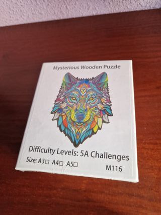 Puzzle de Madera A3 - Lobo