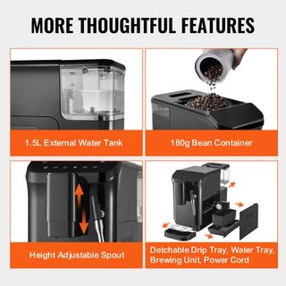 Macchina per caffè espresso automatica macinatura