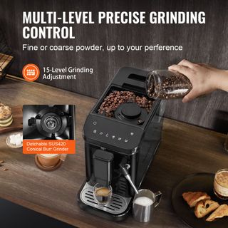Macchina per caffè espresso automatica macinatura