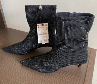 Botines Zara con brillo. Talla 36
