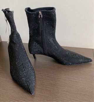 Botines Zara con brillo. Talla 36