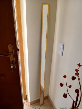 Espelho Comprido Antigo Mirror 145x7cm Moldura