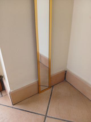 Espelho Comprido Antigo Mirror 145x7cm Moldura