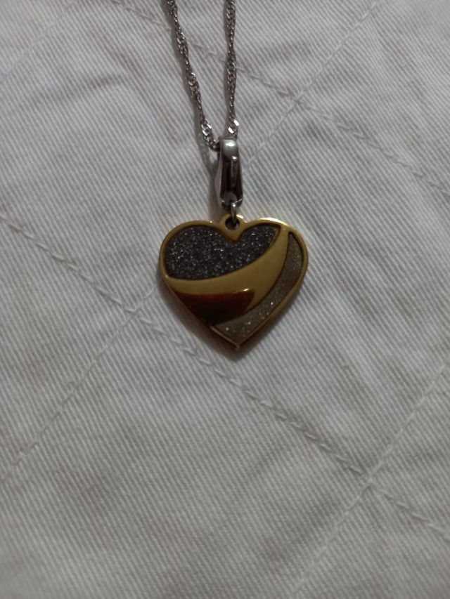 Collana con pendente a cuore S' agapo