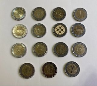 15 Monete da 2 Euro da collezione