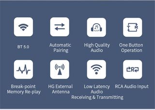 Receptor y transmisor de Audio Bluetooth 5,0