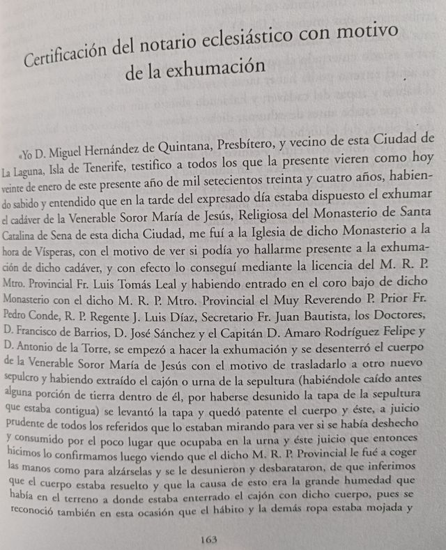 La Sierva de Dios Sor María de Jesús 
