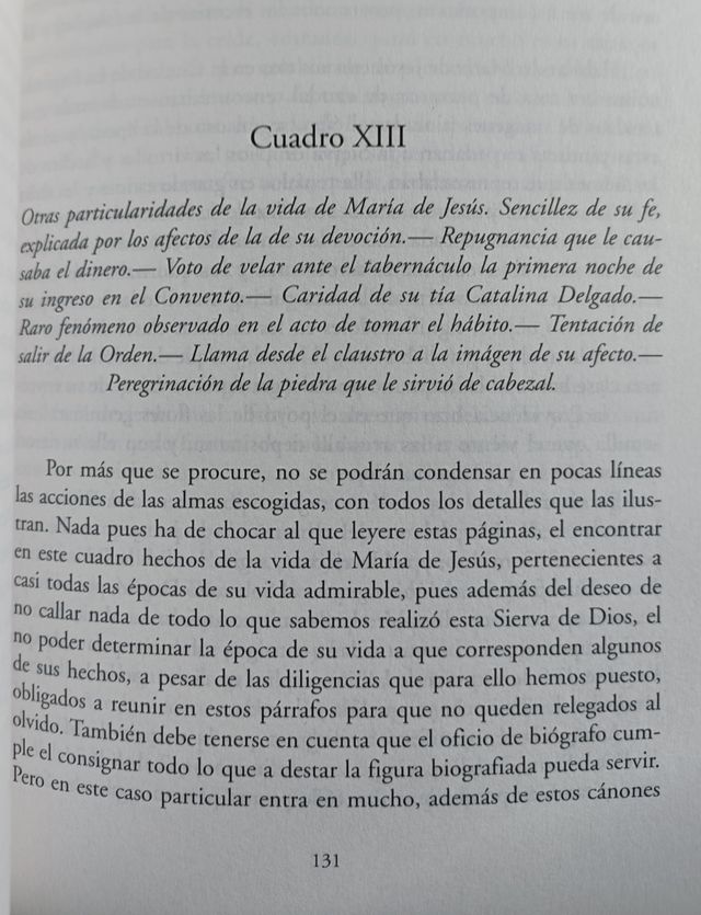 La Sierva de Dios Sor María de Jesús 