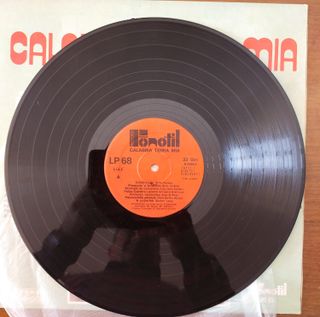 vinile 33 giri Calabria terra mia il vero folklore