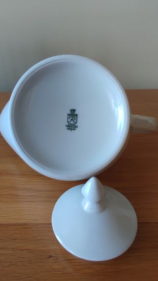 Tetera blanca porcelana bavaria.