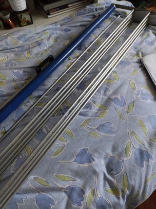 Tendedero exterior acordeón con toldo Leroy merlin