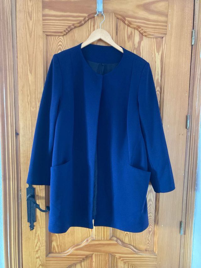 Chaqueta Cardigan azul
