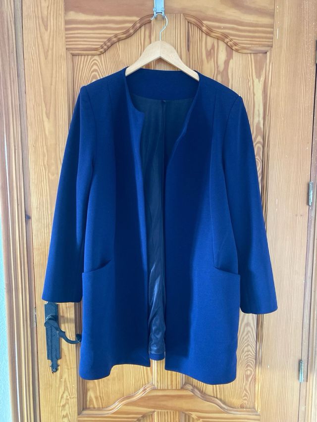Chaqueta Cardigan azul