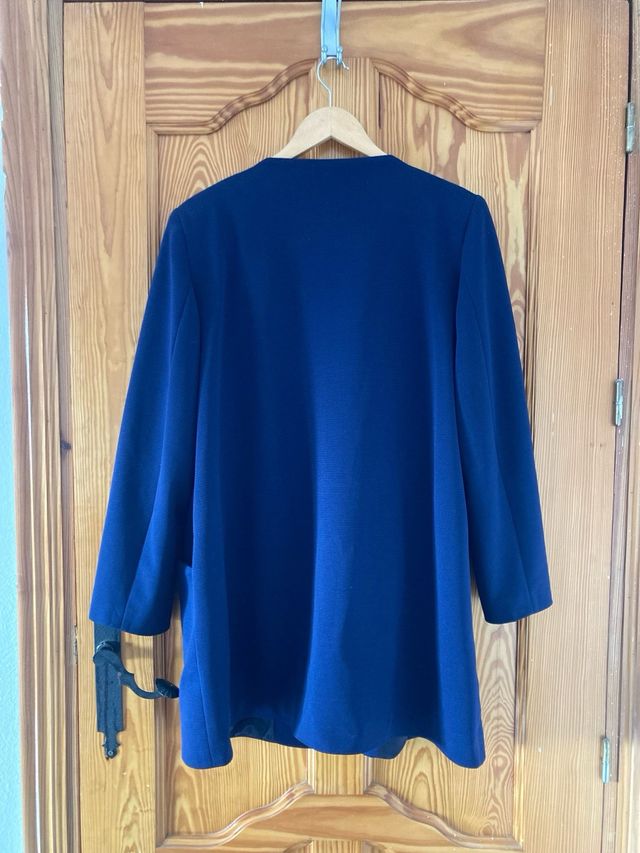 Chaqueta Cardigan azul
