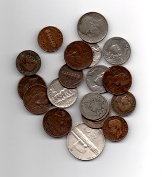 Lotto monete Regno d'Italia Vittorio Emanuele III