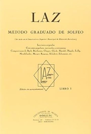 Laz - Libro I: Método graduado de Solfeo