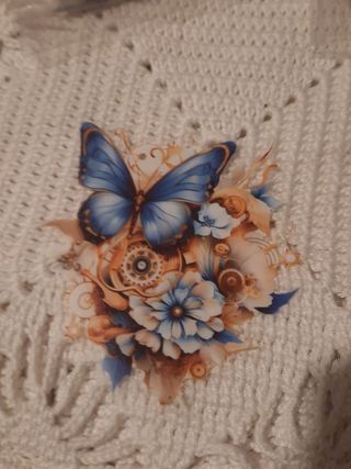 20 stickers grandes, borboleta Mecânica