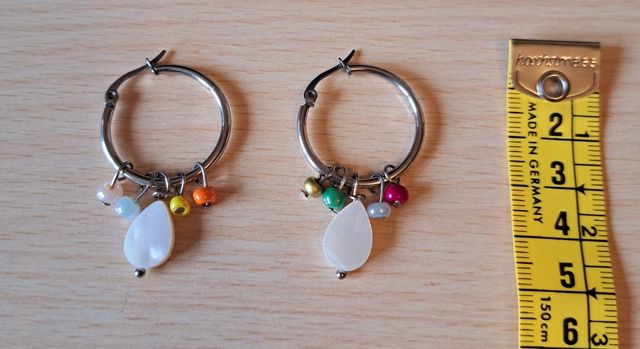 Pendientes de acero quirúrgico