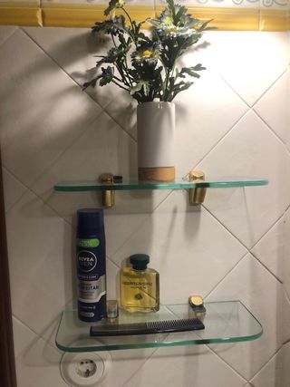 Estantes de cristal 