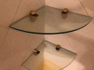Estantes de cristal 