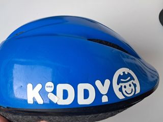 casco bici niño azul