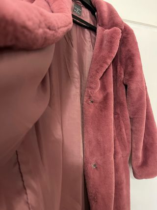 Chaquetón pelo rosa