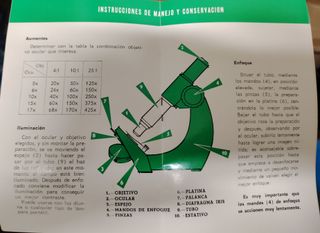 Microscopio escolar