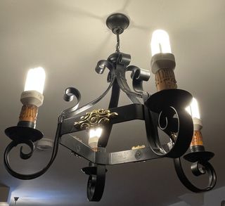 2 Lámparas de Forja