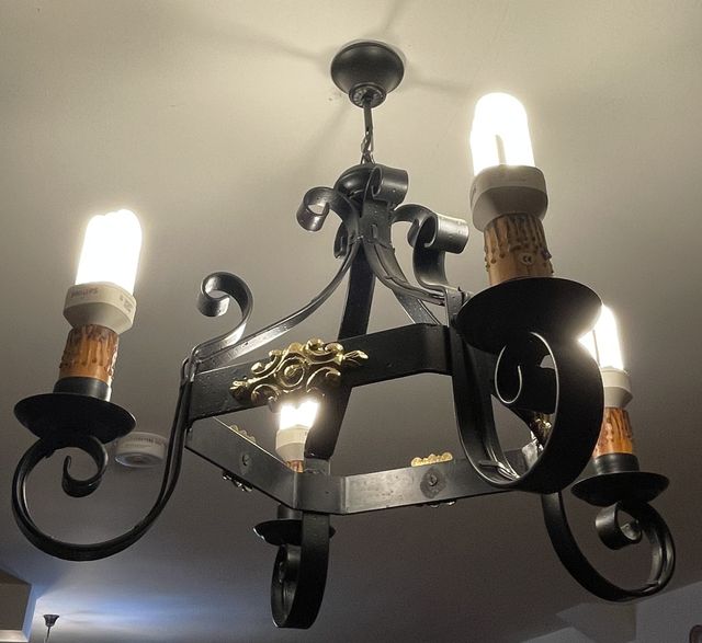 2 Lámparas de Forja