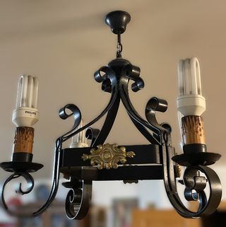 2 Lámparas de Forja