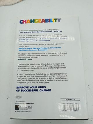 Changeability: Why some companies are ready for change - and others aren't (Financial Times Series)